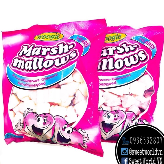 Kẹo bông Marshmallow Woogie (200g) - Bỉ