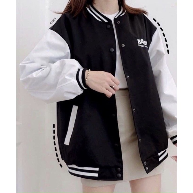 ✨ Áo khoác bomber Badge ✨ Áo bomber nam nữ chất nỉ form rộng cực đẹp ✨
