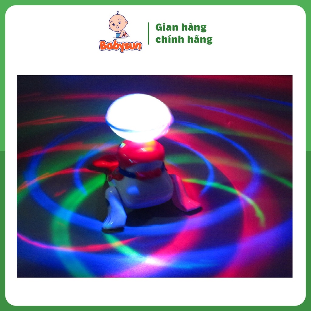 Đồ Chơi Hải Cẩu Xoay Bóng Phát Nhạc Có Đèn Cực Dễ Thương- Tặng Pin