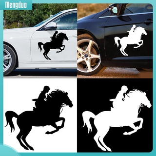 Decal hình ngựa dán trang trí xe hơi sáng tạo