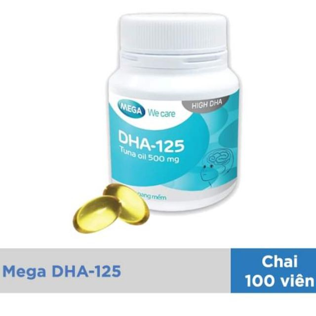 TPBVSK Mega we care DHA-125 (Chai 30 viên)