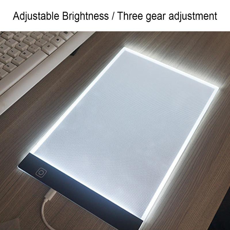 Bảng Sao Chép Kỹ Thuật Số Khổ A4 Có Đèn LED Siêu Mỏng Kèm Cáp USB Tiện Dụng