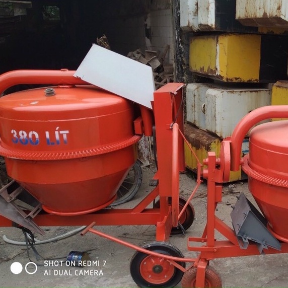 Máy trộn bê tông 350l không gồm động cơ - Máy trộn bê tông một bao giá rẻ