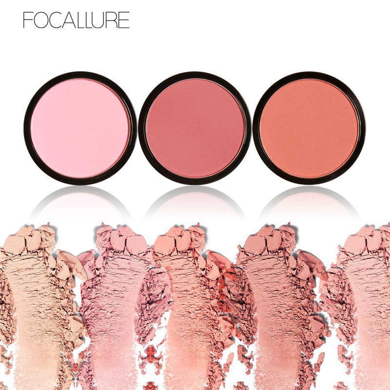 [Hàng mới về] Bảng phấn má hồng FOCALLURE 6 màu tự nhiên chuyên nghiệp