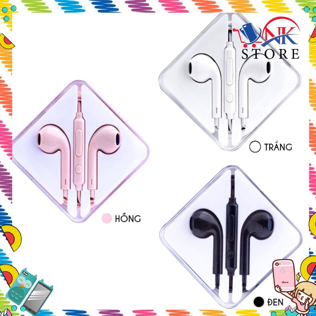 📱 Tai nghe có dây chính hãng Hoco M55 Memory sound jack 3.5mm Tai nghe iphone 5 5s 6 6s 6 plus 6s plus - Awifi Case H2-4