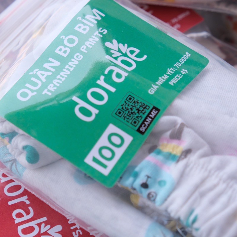 Quần bỏ bỉm Dorabe cao cấp dành cho bé từ 4 đến 22kg