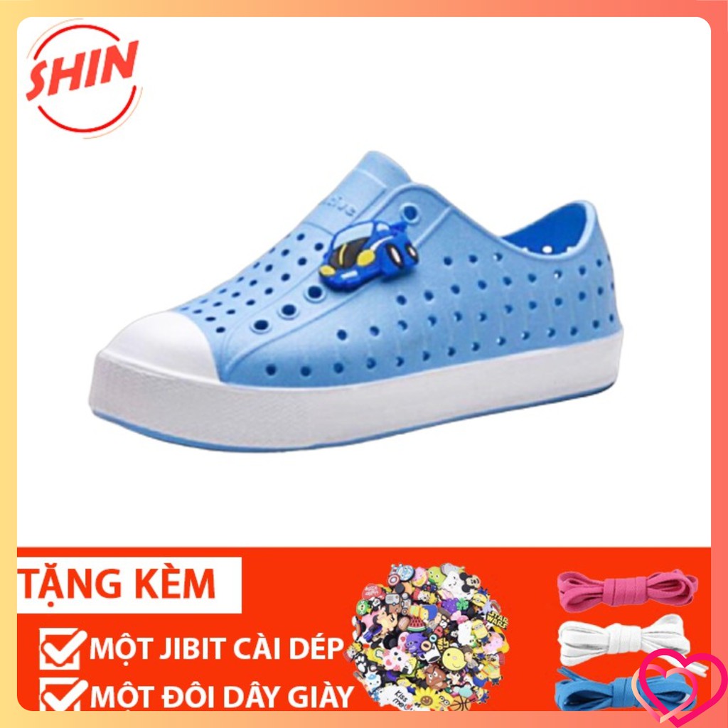 💖 Giày native màu xanh đế trắng Hàn Quốc, giày native không thấm nước NA07 Cao Cấp 💕