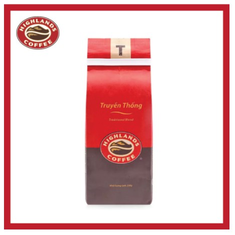 Cafe Rang xay Nguyên chất Highlands Coffee Truyền thống 200g | BigBuy360 - bigbuy360.vn