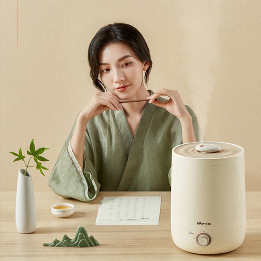 Máy Phun Sương Tạo Ẩm Không Khí Bear 4,5L Xông Tinh Dầu, Tạo Ẩm Phòng Điều Hoà Bảo Hành 12 tháng