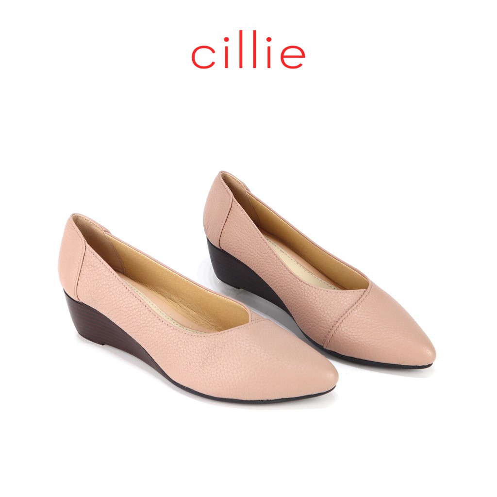 Giày đế xuồng da thật Cillie 1054