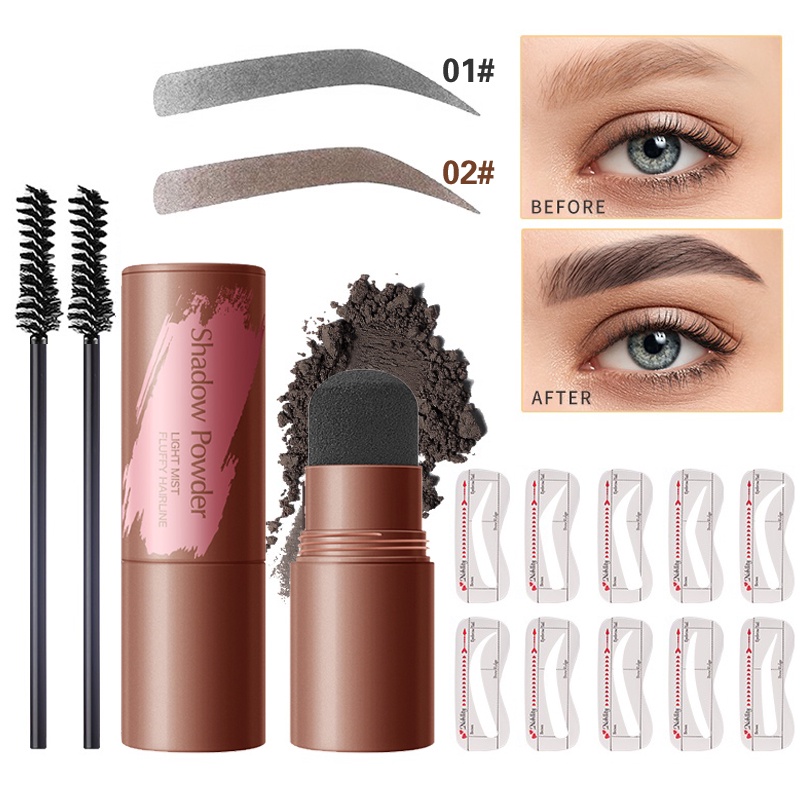 [Hàng mới về] Phấn che chân tóc và tạo hình kiểu chân mày tiện dụng