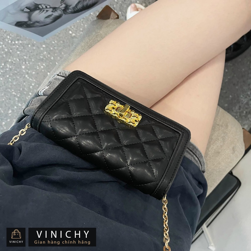 Túi xách nữ đeo chéo, đeo vai, túi đi chơi, đi học VINICHY, da đẹp, thời trang cao cấp size 19cm HA186