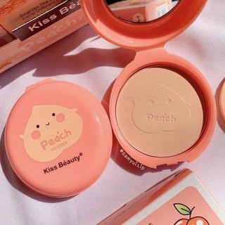 Phấn Nén Trái Đào Kiềm Dầu Kiss Beauty