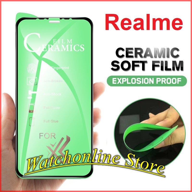 Cường lực dẻo 100D Full màn cho Realme 5 5i 6i Q - 5 pro / X lite / C1 C11 C12 X2 X2 pro 6 pro
