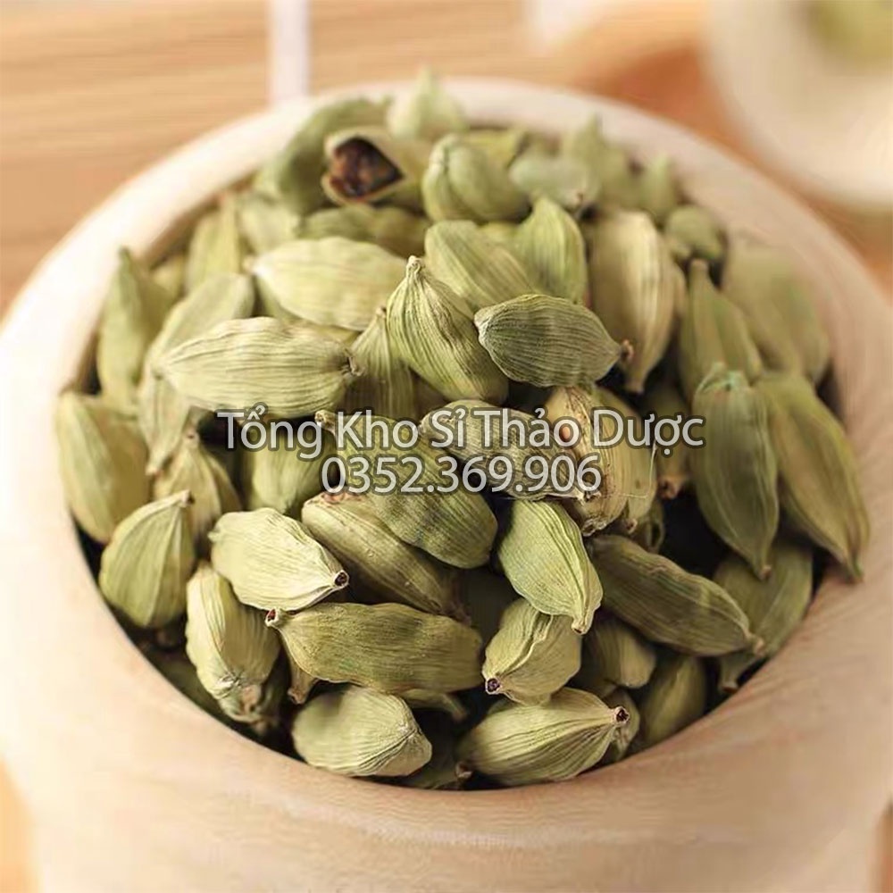 Bạch Đậu Khấu Xanh 1kg (Hạt Cardarmom Ấn Độ)