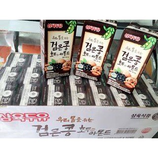 24hộp 190ml SỮA ÓC CHÓ HẠNH NHÂN ĐẬU ĐEN (nhập Hàn chính chuẩn)