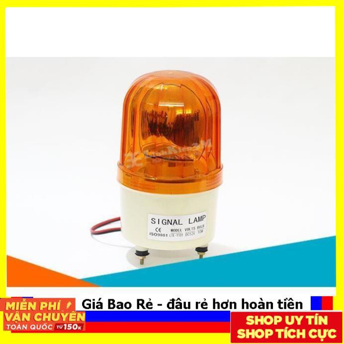 Đèn Xoay Báo Động LTE- 1101 BINKING 12VDC-10W Đỏ có còi bên trong