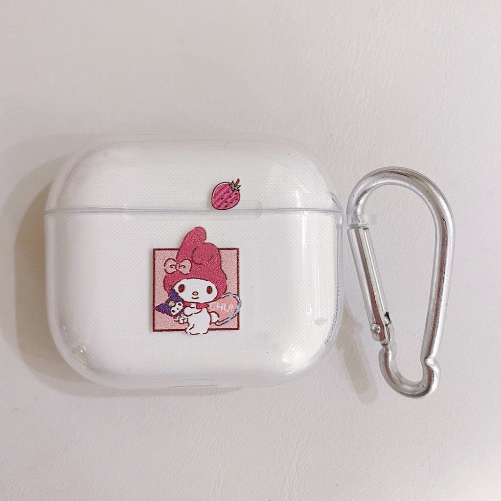 Vỏ bảo vệ hộp sạc tai nghe trong suốt cho AirPods 1 2 thế hệ thứ 3 Pro