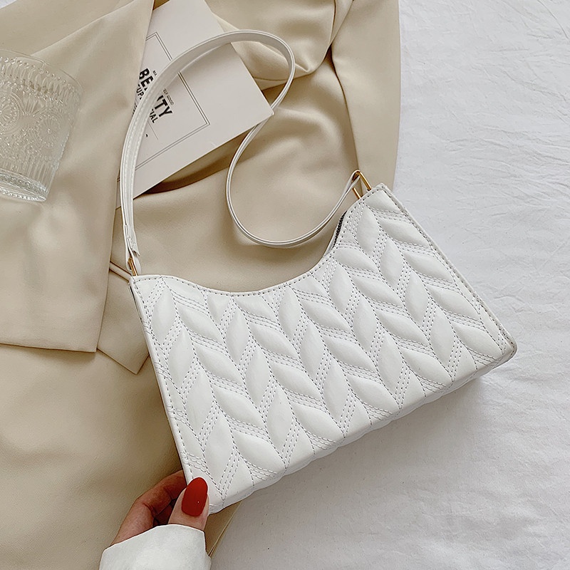 Túi đeo vai IELGY thiết kế vuông nhỏ màu trơn thời trang cho nữ