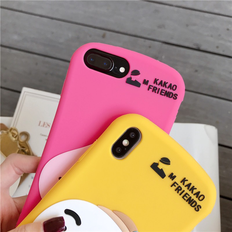 Ốp điện thoại silicon họa tiết in chữ KAKAO Friends 3D dành cho iphone 11 pro max xr x xs max 7 8 6 6 S Plus | BigBuy360 - bigbuy360.vn