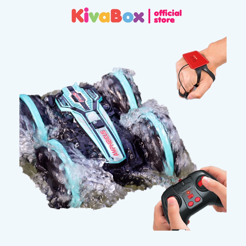 Xe điều khiển từ xa lội nước KIVABOX điều khiển cử chỉ xoay 360 độ