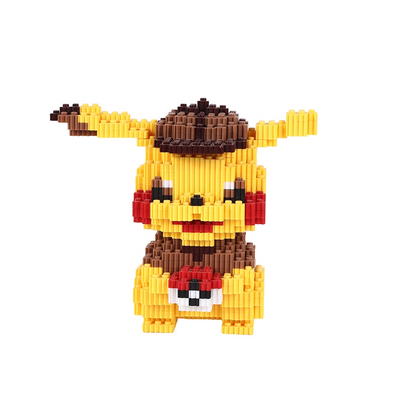 Đồ Chơi Lắp Ráp Hoạt Hình Pikachu Ba Chiều Sáng Tạo