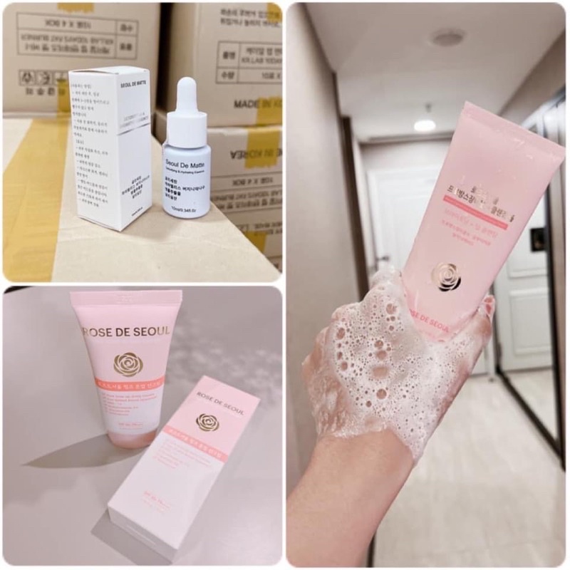 [Xả kho Date 2025] Sữa rửa mặt Rose de Seoul 150g