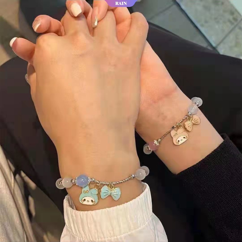 Vòng Tay Đính Đá Pha Lê Họa Tiết Hoạt Hình Dễ Thương Dành Cho Nữ