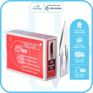 LƯỠI DAO MỔ DOCTOR SỐ 11 (Lưỡi thẳng, bản nhỏ, đầu mũi nhọn)
