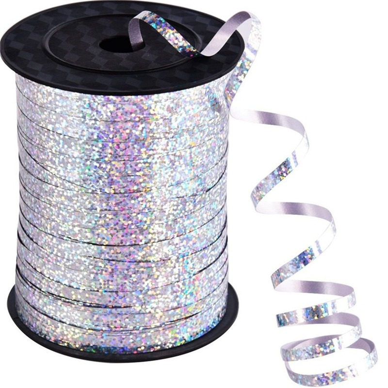 Cuộn dây ruy băng satin màu laser 250 yards dùng trang trí tiệc sinh nhật/đám cưới diy