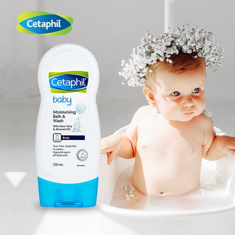 Sữa Tắm Gội Toàn Thân 2 Trong 1 Cetaphil 230ml - Bé Không Cay Mắt - Baby Wash and Shampoo