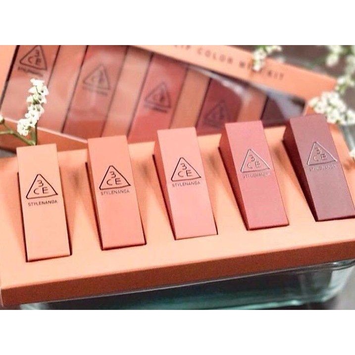 Set 5 Son 3CE Mini Siêu Lì