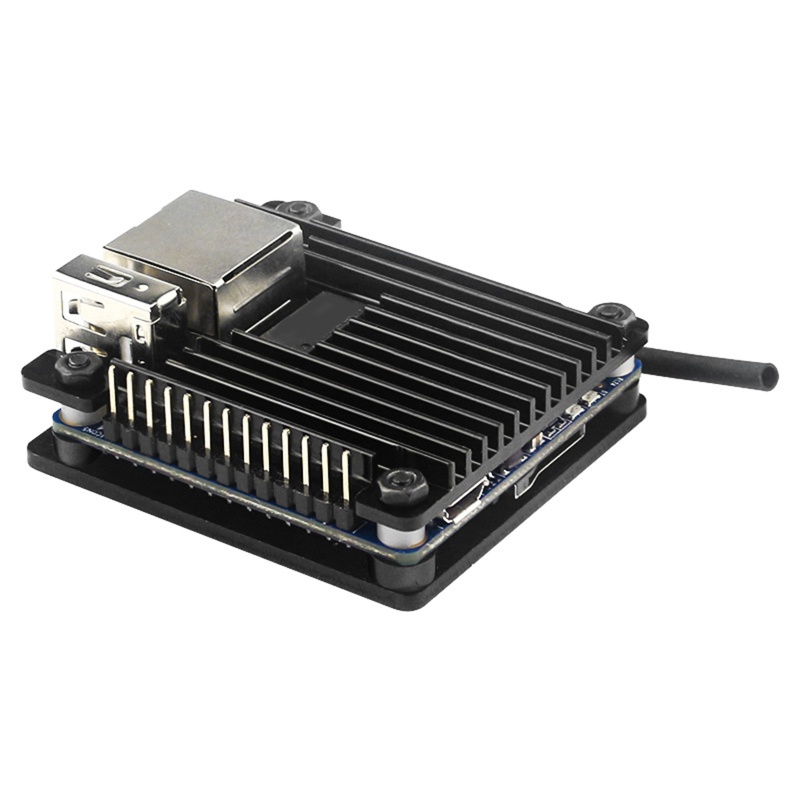Vỏ Hộp Đựng Làm Mát Bằng Hợp Kim Nhôm Màu Cam Pi Zero Có Tản Nhiệt Cho Orange Pi Zero