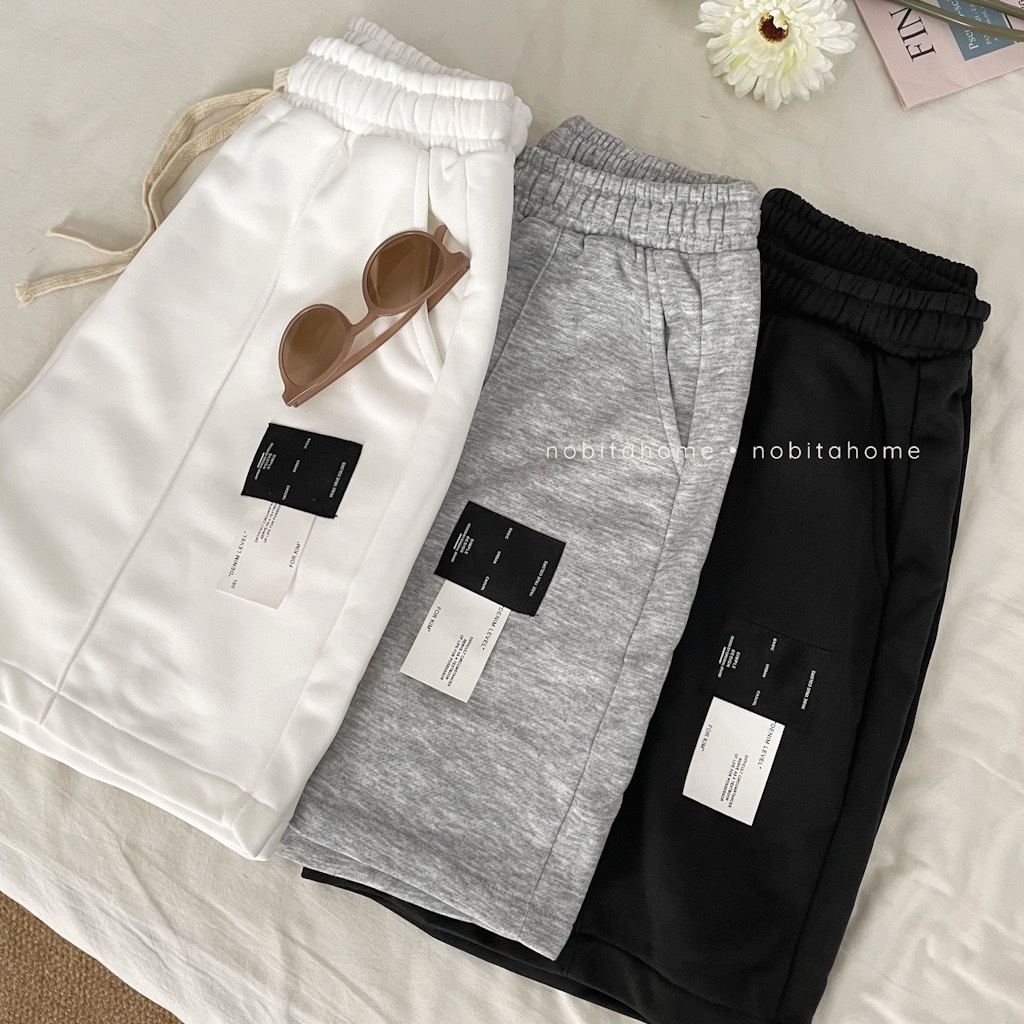 NOBITA HOME - QUẦN SHORTS THUN XẾP LY ASHFORD