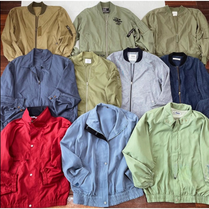Áo khoác dù 2hand tuyển chọn đẹp - được chọn mẫu - Korea Jacket •S ➡️XXL Hàng Tuyển Loại 1  Mẫu 2
