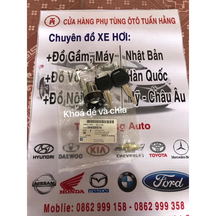 Ổ khóa đề và chìa Spark 2009 M200 (Ma3)