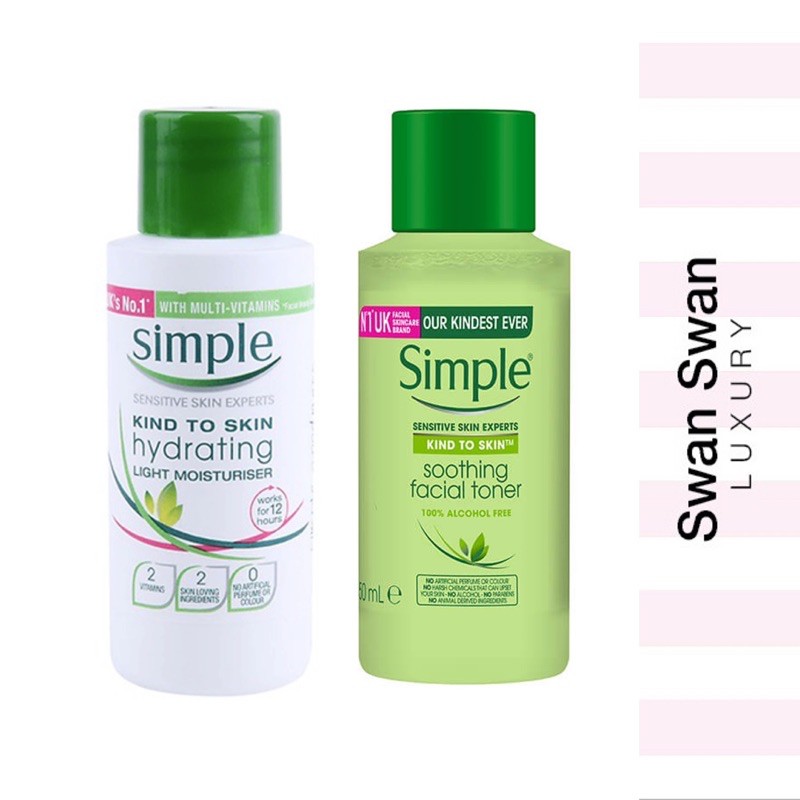 Kem Dưỡng Và Toner Simple Kind To Skin 50ml