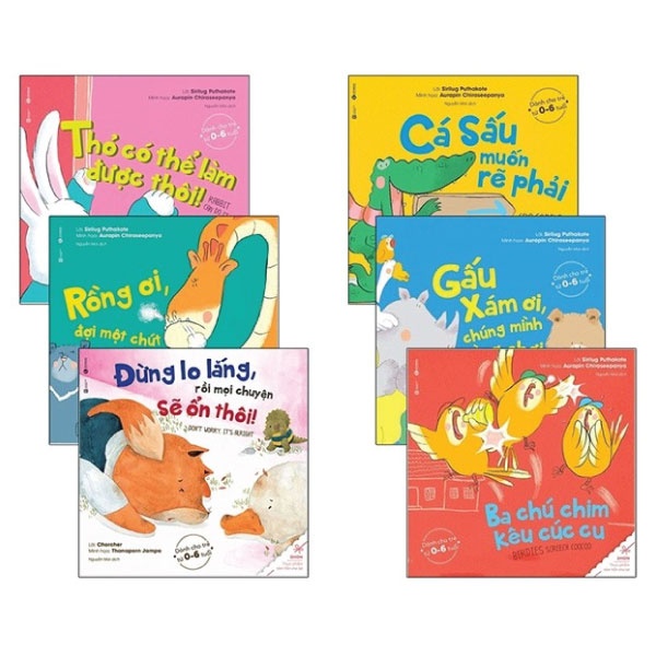 Sách - Bộ Ehon song ngữ - Trau dồi kỹ năng sống và tư duy tích cực cho bé Tặng Bookmark