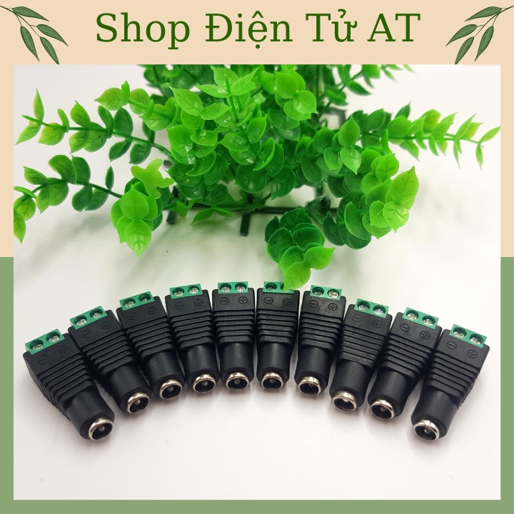 Jack Nối Nguồn DC5.5X2.1⚡Siêu Rẻ⚡Đầu Nối Nhanh Dùng Cho Nguồn Một Chiều