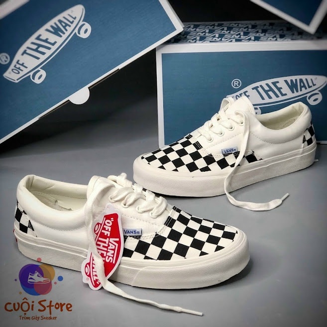 🎁 Giày 𝐕𝐀𝐍𝐒 Caro Buộc Dây, 𝐕𝐀𝐍𝐒 Vaul Old Skool Dây Buộc Cực Hot 2021, Full Box Bill