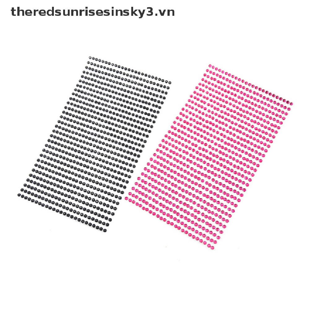 Miếng Dán Trang Trí Xe Hơi Đính Đá Pha Lê Lấp Lánh