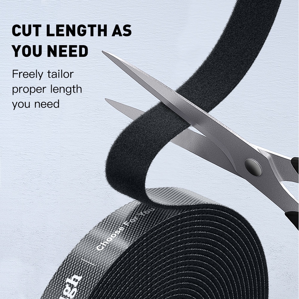 Băng dán Elough 1M Velcro ma thuật tự dính sắp xếp cáp tái sử dụng
