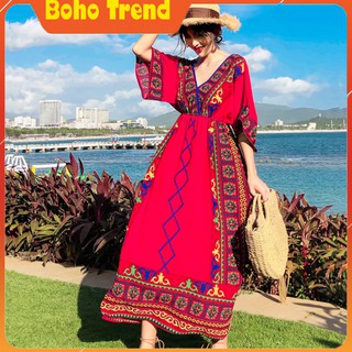 [Hàng Mới Về] Đầm Váy Thổ Cẩm Boho Nhiều Mẫu