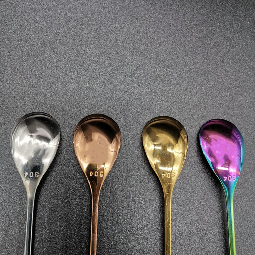 YIYU Muỗng Cà Phê Bằng Thép Không Gỉ Hình Sừng Hươu Độc Đáo