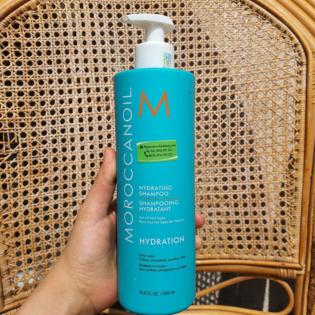 DẦU GỘI XẢ DƯỠNG ẨM MOROCCANOIL HYDRATION 500ML*2