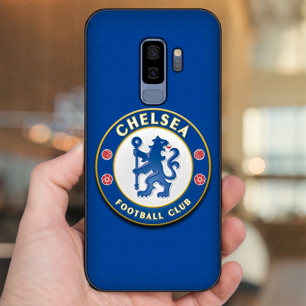 Ốp lưng Samsung S9 Plus viền đen in hình Chelsea FC