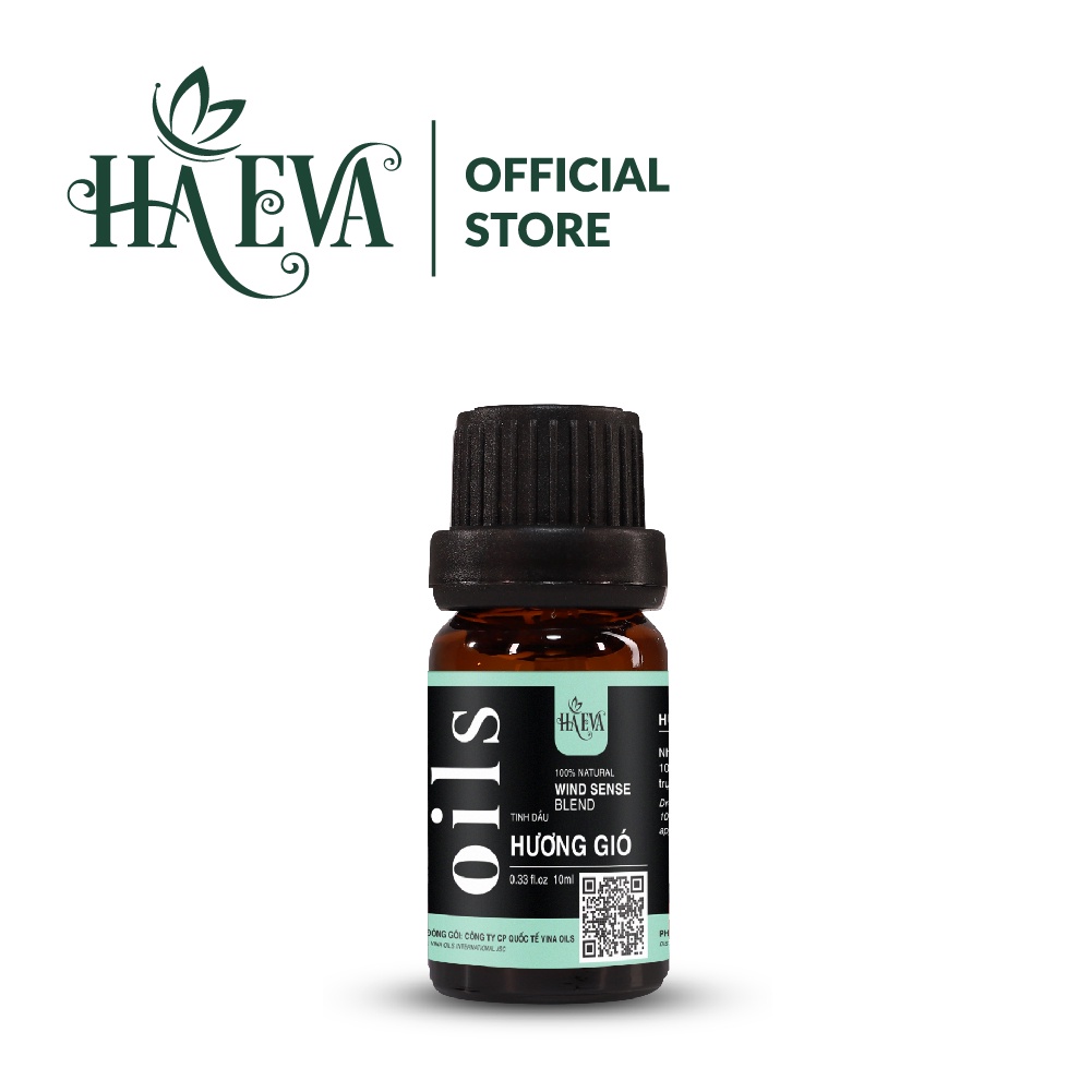 Tinh dầu xông Gió Haeva Cao Cấp, 100% Thiên Nhiên, giúp khử mùi, thanh lọc không khí, Chai 10ml/30m/100ml