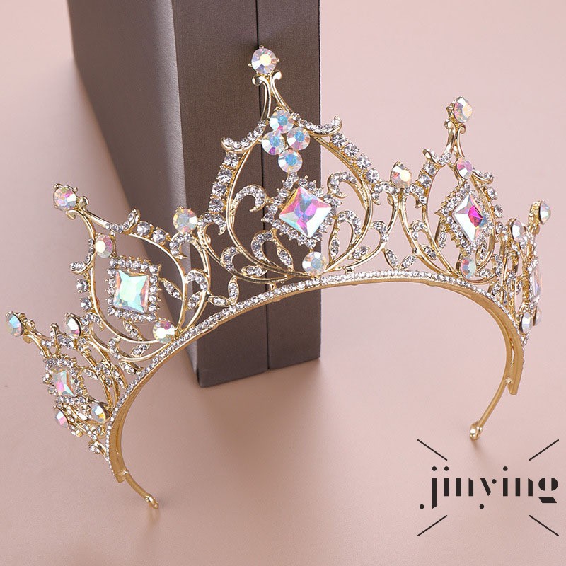 GETNOIVAS Vương miện đính đá thời trang nữ tính