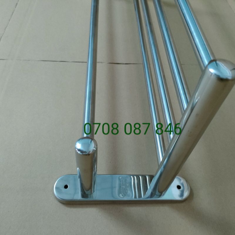 Máng khăn tầng inox 304 đa năng, thanh treo khăn - Mã: SP029