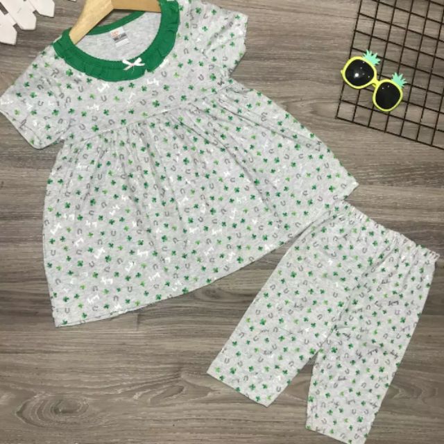 Bộ borip xuất khẩu bé gái size đại